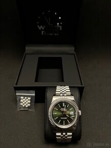 Seiko mod Datejust Forest Green