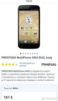 Prestigio multiphone 5503