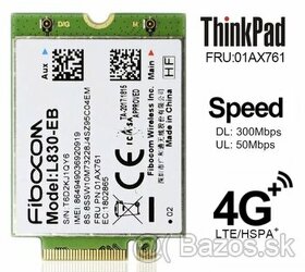 WWAN Lenovo modem Fibocom L830-EB, 4G / LTE