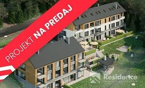 Projekt luxusných apartmánových chát v Demänovskej doline na