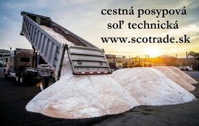 Cestná posypová soľ - zimná údržba