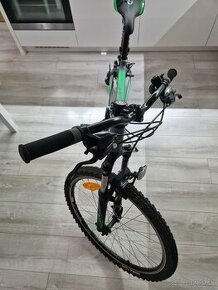 Juniorský bicykel 16" CTM Terrano 1.0 matná šedá/zelená - 1