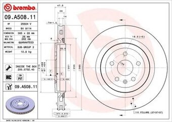 Brzdový kotouč Brembo