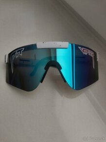 Športové slnečné okuliare Pit Viper - bielo modré - 1