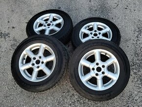 Disky 5x112 r15 so zimnými pneu 205/65 r15 C - 1