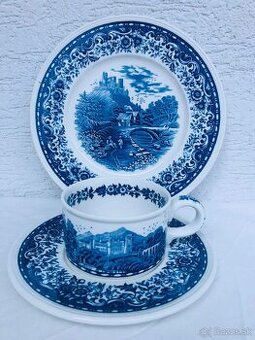 Villeroy boch blue castle trojset nepouzite hrncek salka tan