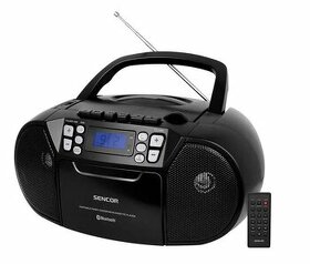 Sencor SPT 3907 B - Rádiomagnetofón s MP3 CD, BT, USB