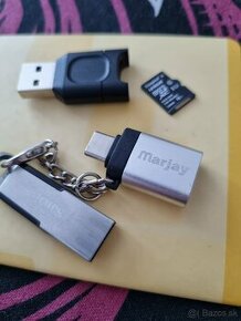 Usb klúč 16GB,čítačka pam.karty,pamätova karta 128 GB