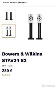 Stojany Bowers & Wilkins STAV24 S2