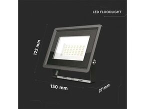 LED VONKAJŠÍ REFLEKTOR FLOOD 1X20W | 2200LM | 4000K | IP65 -