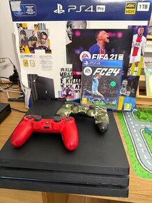 PS4 Pro 1TB 2x dual shock + Fifa 24.