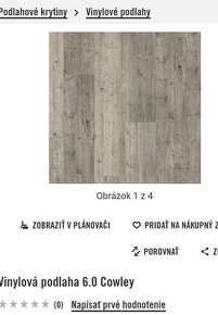 Vinylova podlaha 6.0 Cowley