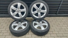 Predám disky Audi 5x112 R18 7,5J + pneu 225/45 r18 letné