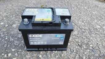 Predám novú autobatériu EXIDE Premium 64 Ah, 640 A, 12V. - 1