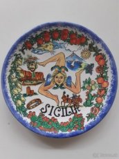 Keramický závesný tanier Sicília