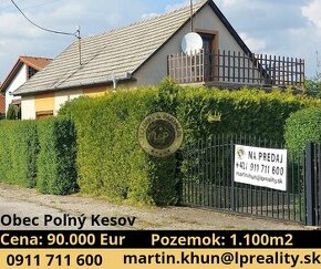 Na predaj 3 izbový dvojpodlažný rodinný dom Poľný Kesov - 1