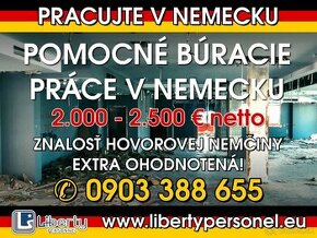 Pomocne Buracie Práce NEMECKO