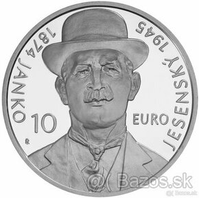 10 Euro minca Janko Jesensky 2024 - BU, PROOF - 1