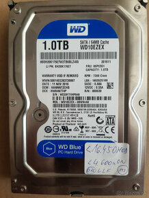 HDD 1TB 3,5" WD10EZEX SATA 3, 64MB cache - použitý - 1