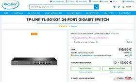 SWITCH 24 port RACK SG1024