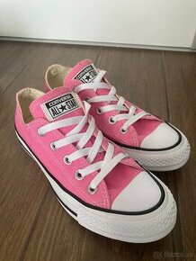 Ružové plátenky Converse