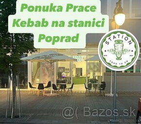 Ponuka Prace Kebab na stanici Poprad