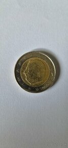 2 Eurova minca Albert II. Belgicko r.2000