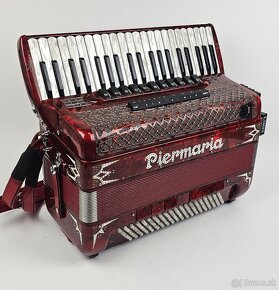 Akordeon harmonika profi Piermaria + Kompletné Midi Limex G5