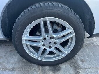 Predám obuté elektróny ATS 5x112 r17 zimne Dunlop 225/50 r17