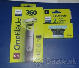 Philips one blade 360 + náhradné čepele