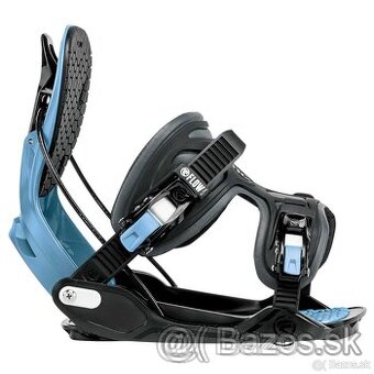 Snowboardové viazanie Flow Alpha Black/blue veľkos