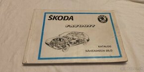 Škoda FAVORIT 135 136 LS LX GLX seznam náhradních dílů 1994