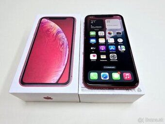 Apple IPHONE XR 64GB RED,BATERKA 100% - 1