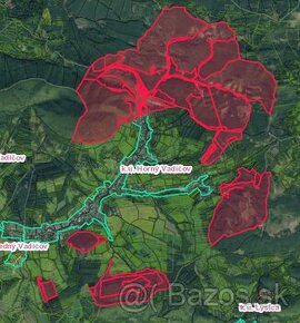 ZĽAVA  Predám podiel v urbári Horný Vadičov - vyše 2,7 ha