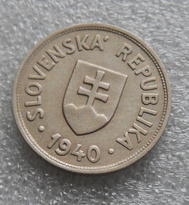 Mince: 50 Halierov 1940 RR Top stav Slovenský štát 1939-1945