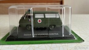 ŠKODA 1203 Vojenská sanitka ČSLA 1:43 Dea Premium