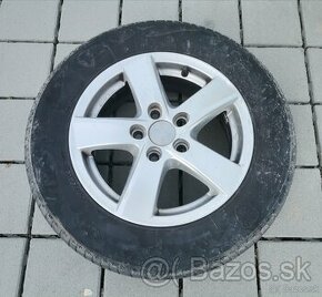 Alu disky 5X112 R15 + 195/65 R15 letné pneumatiky