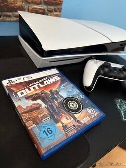 Sony Playstation 5 Slim, mechanika, 1 ovládač,Star Wars Out