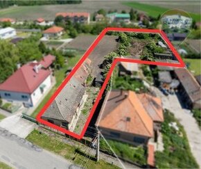 Na predaj: starší rodinný dom, pozemok 2817m2, Ohrady