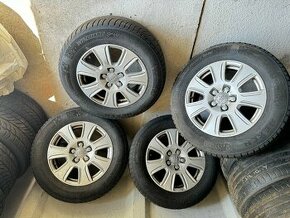 ALU DISKY 5x112 R16  215/65 R16 AUDI - zimné pneu