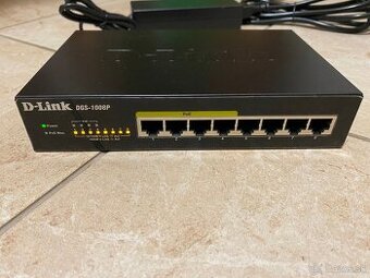 D-Link 8 Gigabit port POE switch