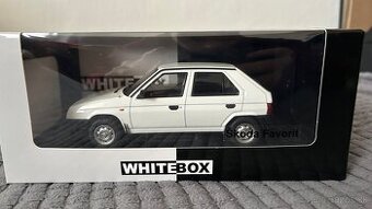 ŠKODA Favorit 1989 biela 1:24 WHITEBOX