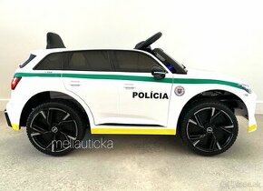 Detské elektrické autíčko RS6 policajné - 1