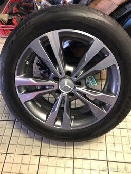 MERCEDES ORIGINAL 5X112 ALU DISKY 18 S PNEU BRIDGESTONE - 1