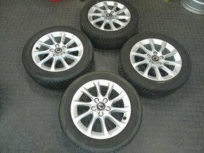 Sada kolies 5x112R16 +pneu 205/55R16