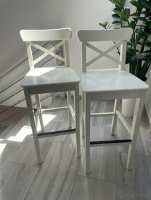 Biele Barove stolicky Ikea