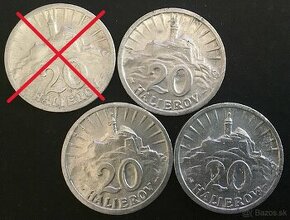 3x20 halierov 1942, Al, z obdobia Slovenského štátu. - 1