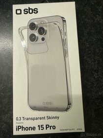 Predam nový Transparentný kryt na iPhone 15 Pro