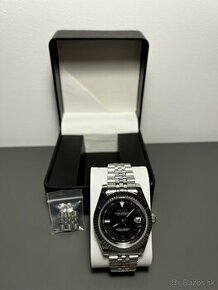 Seiko mod Datejust Wimbledon Black