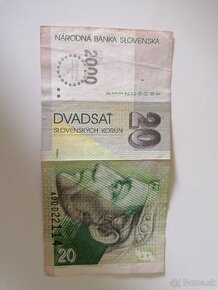 20 korún slovenských, bimilenium